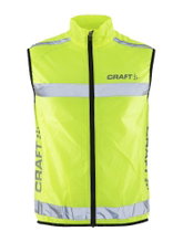 Craft Weste Visibility Vest (Sicherheitsweste für Radfahrer, Läufer, 360° Design-Elemente) neongelb Herren